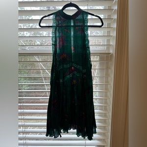 Free people green dress size medium